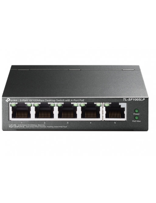 Switch de Bureau TP-Link TL-SF1005LP 5 Ports 10/100 Mbps avec 4 ports PoE-tunisie-sousse