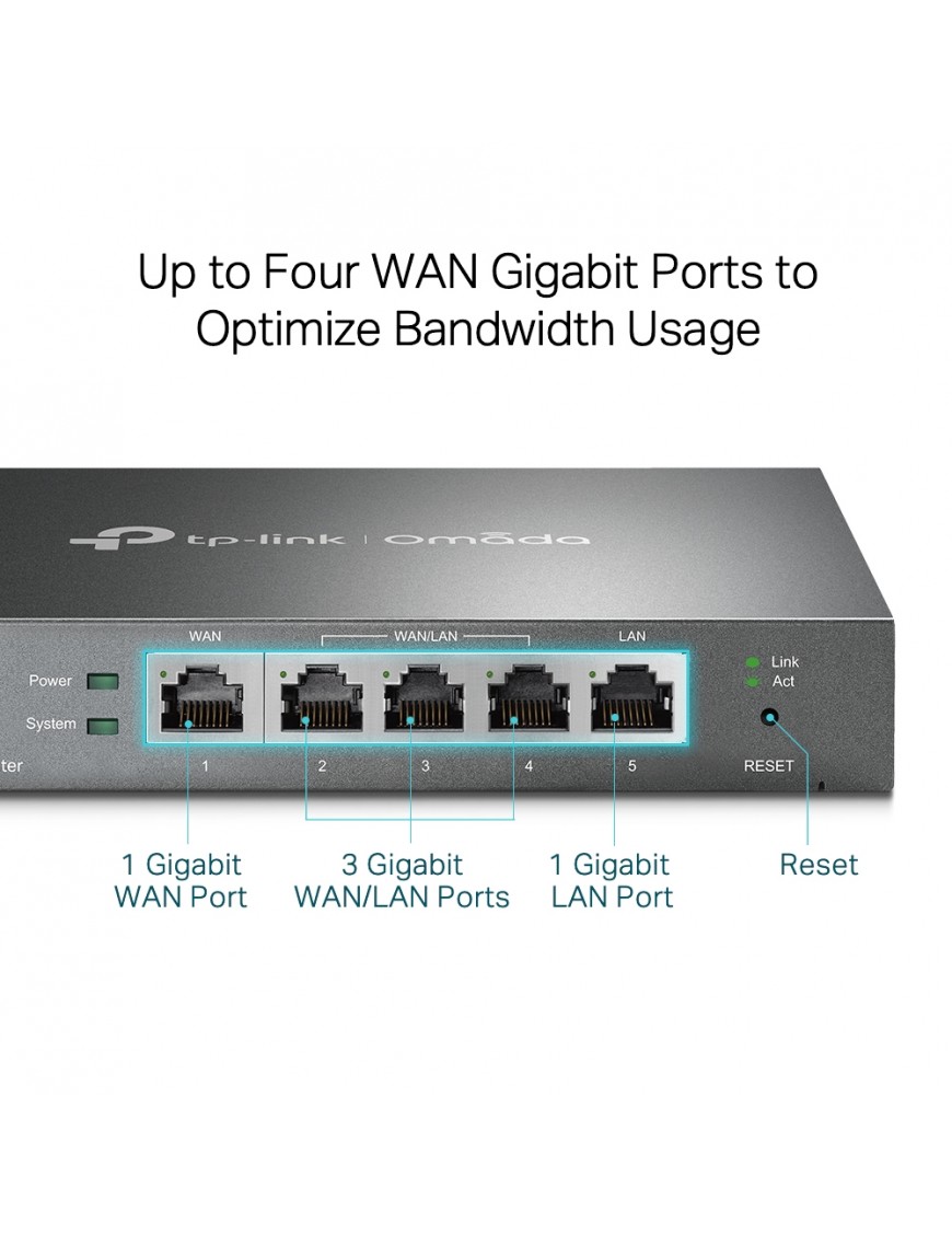 Routeur TP-Link Omada TL-R605 VPN - Multi-WAN Gigabit -tunisie-sousse