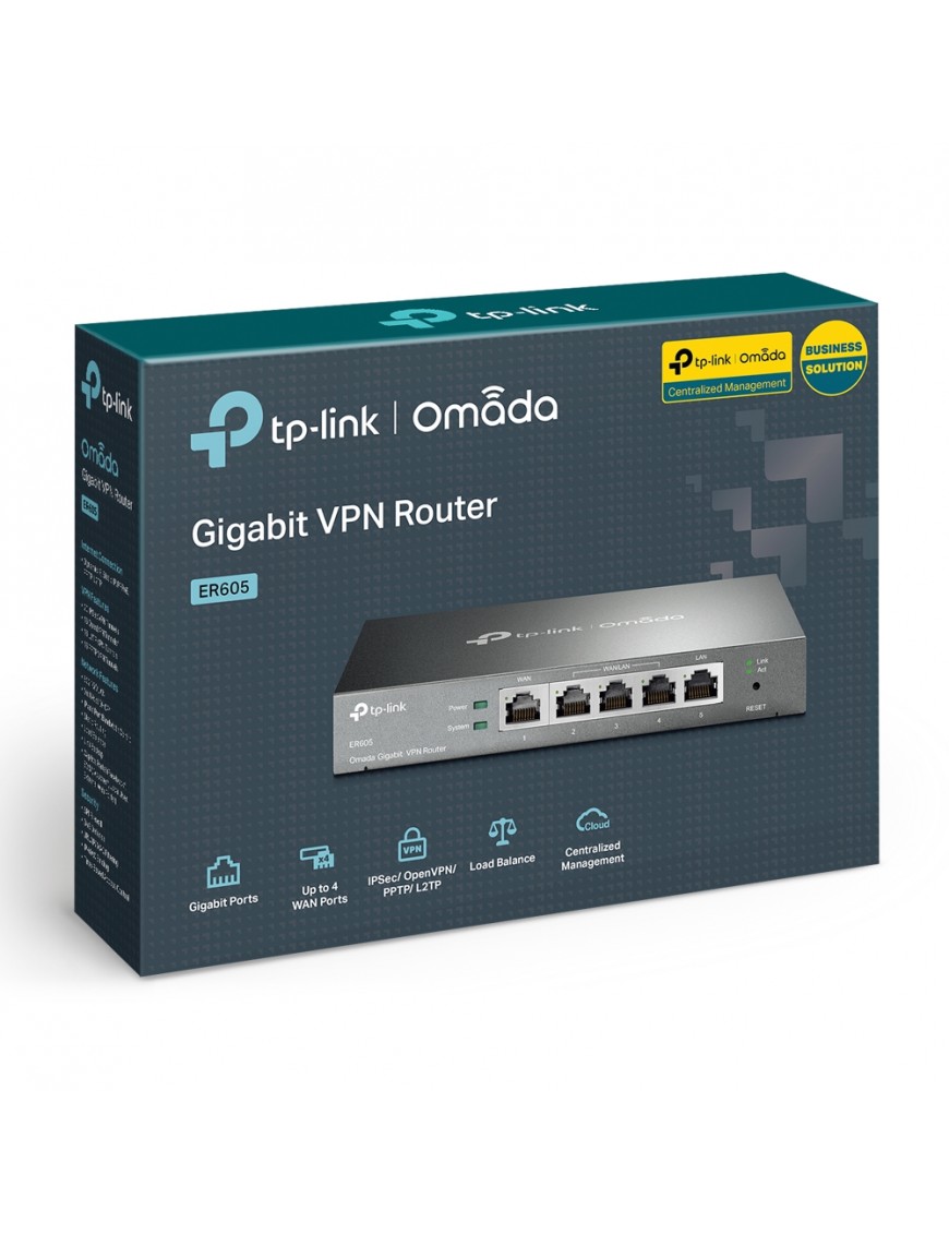 Routeur TP-Link Omada TL-R605 VPN - Multi-WAN Gigabit -tunisie-sousse