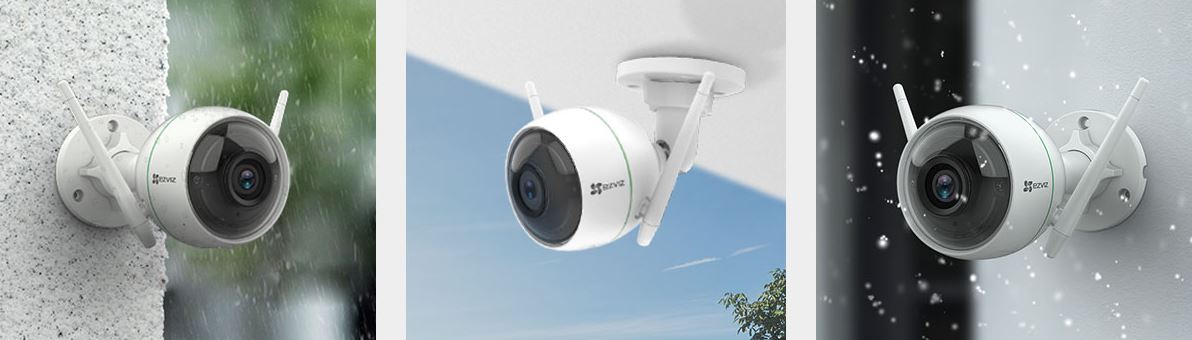 Caméra de surveillance intérieure filaire EZVIZ C3wn, blanc