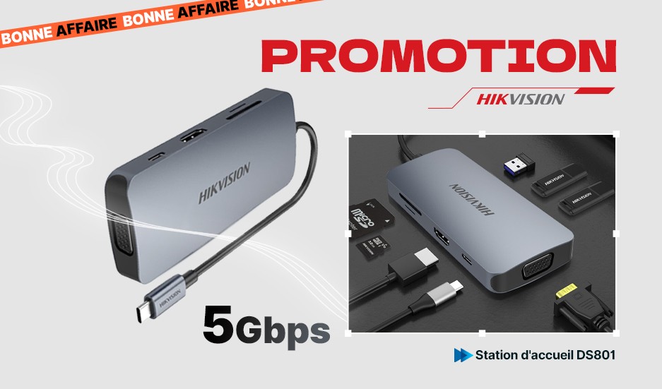 Station d'accueil HIKVISION DS801